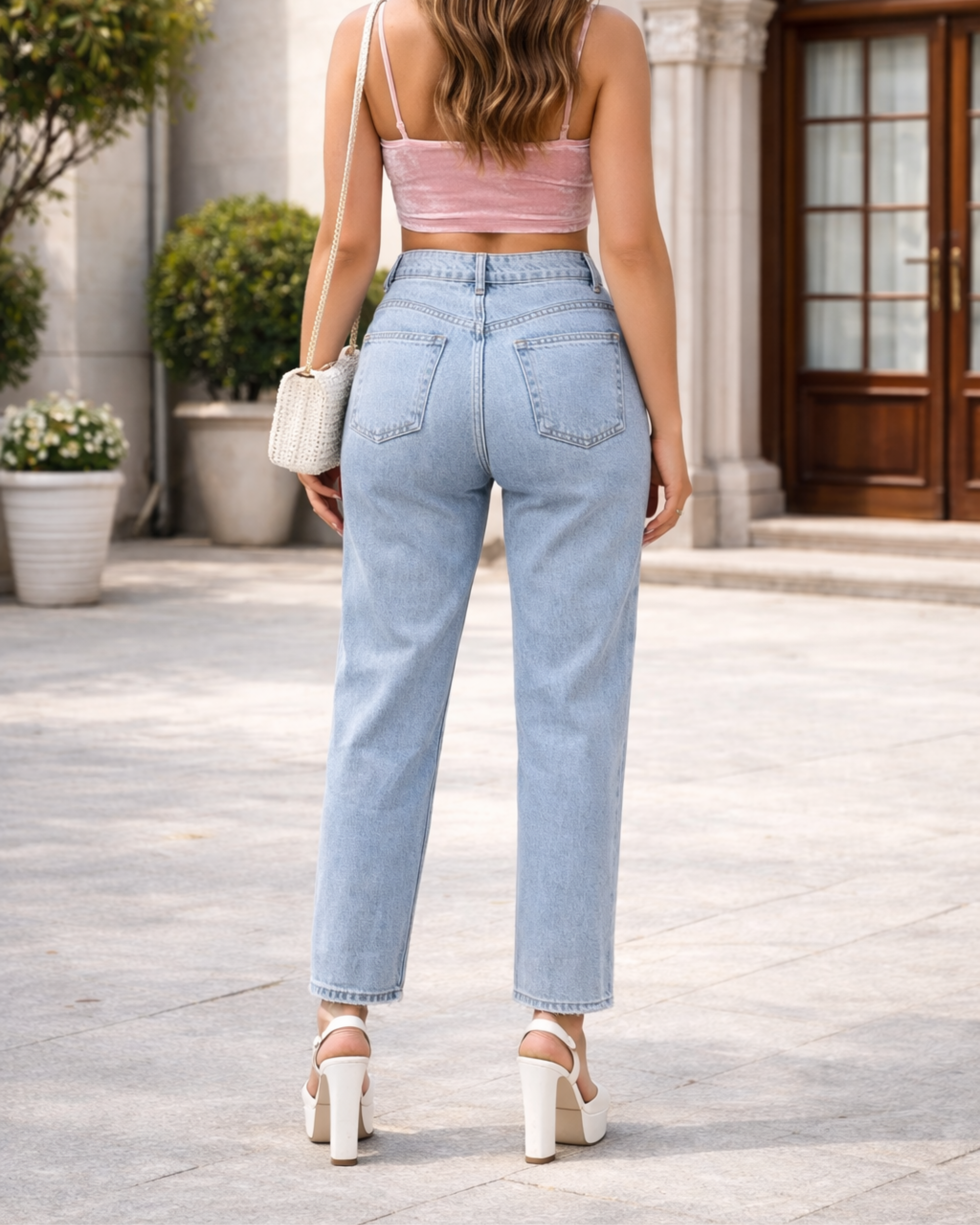 Vaqueros Mom Fit