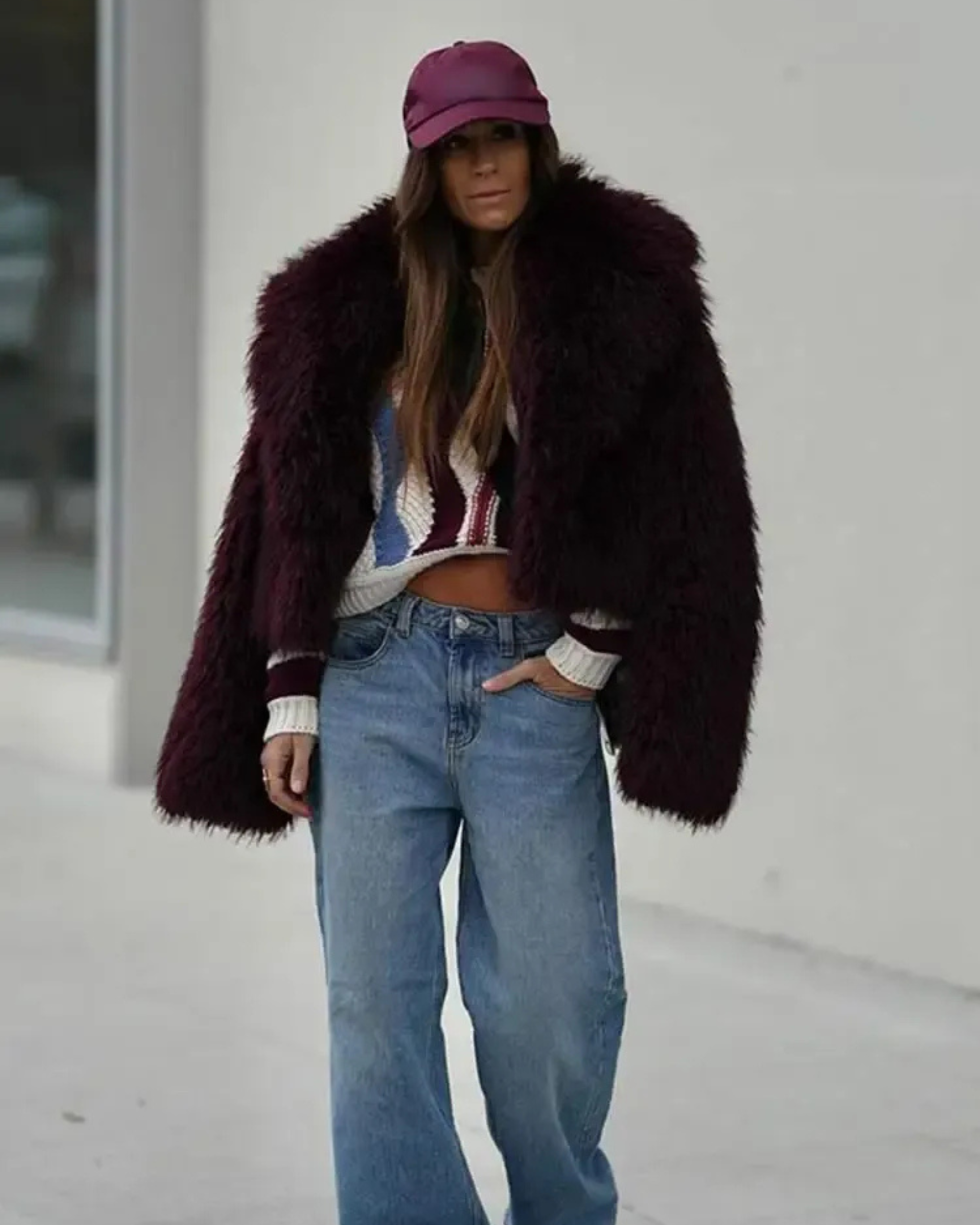 Sofia - Chaqueta de piel sintética