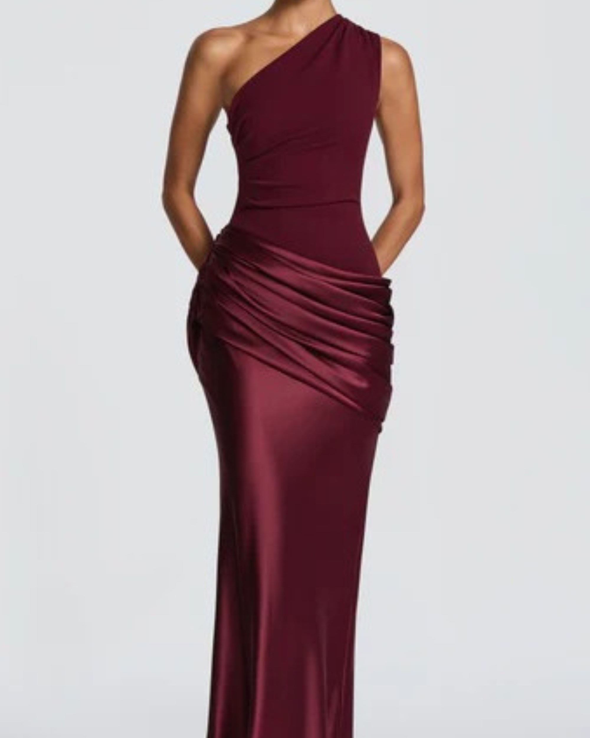 Vestido largo Sadona - Lacado cereza