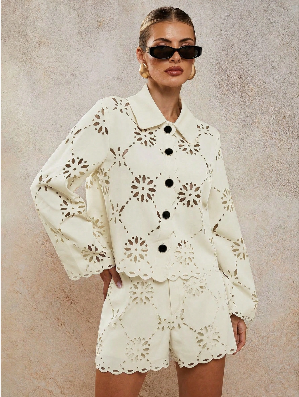 Conjunto Valeria Elegance Ivory