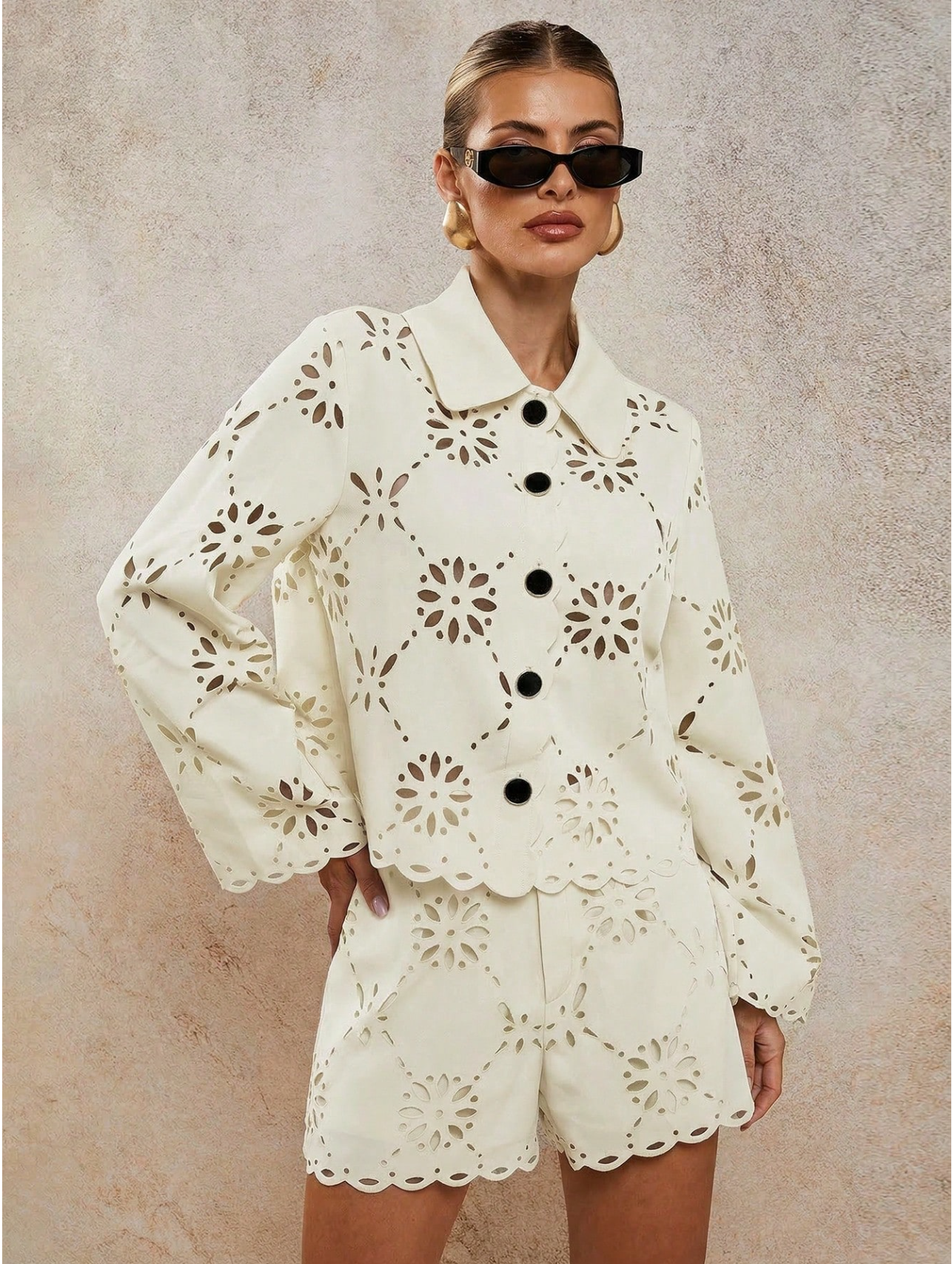 Conjunto Valeria Elegance Ivory