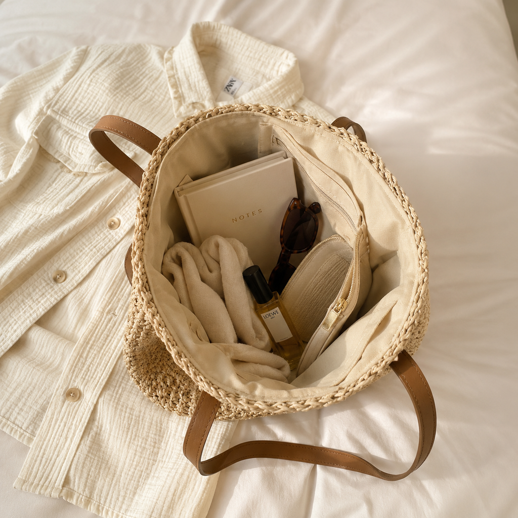 Bolso Tote Artesanal Riviera Beach – Elegancia Natural para Cada Verano
