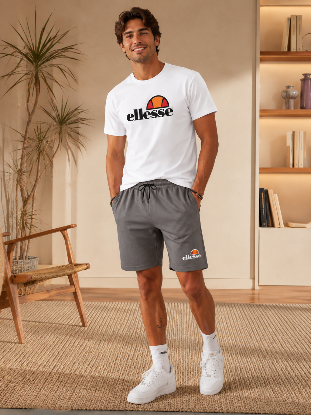 Conjunto Deportivo Ellesse para Hombre | Camiseta Premium + Short Deportivo