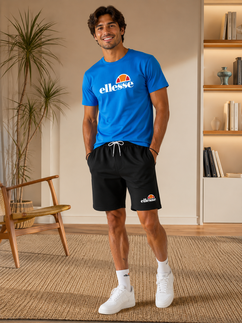 Conjunto Deportivo Ellesse para Hombre | Camiseta Premium + Short Deportivo