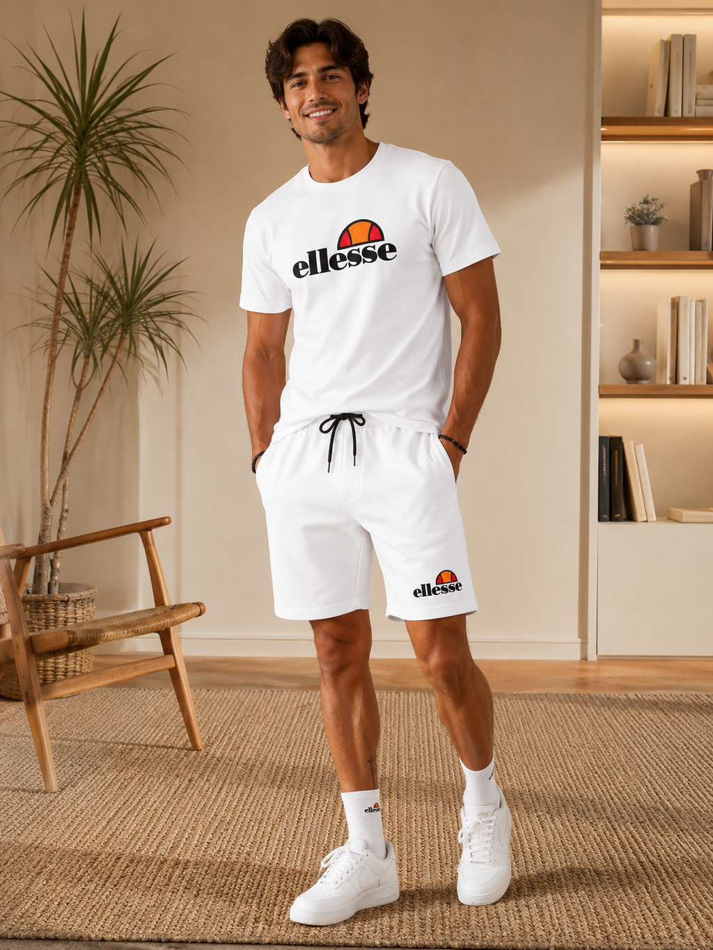 Conjunto Deportivo Ellesse para Hombre | Camiseta Premium + Short Deportivo