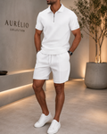 Conjunto Bryan Riviera Summer™ – Polo & Short Luxury Fit Beige