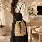 Bolso de Playa Trenzado Aveline – Elegancia Natural para el Verano