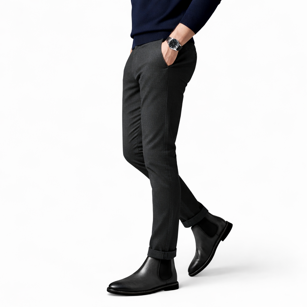 Botines Chelsea Hombre Elegancia Clásica Premium