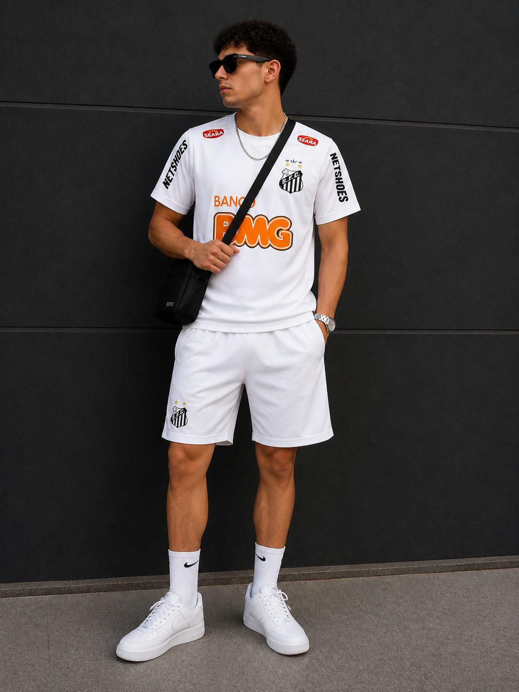 conjunto Santos FC Retro