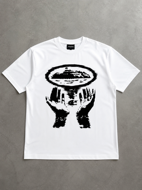 Camiseta blanca con logo