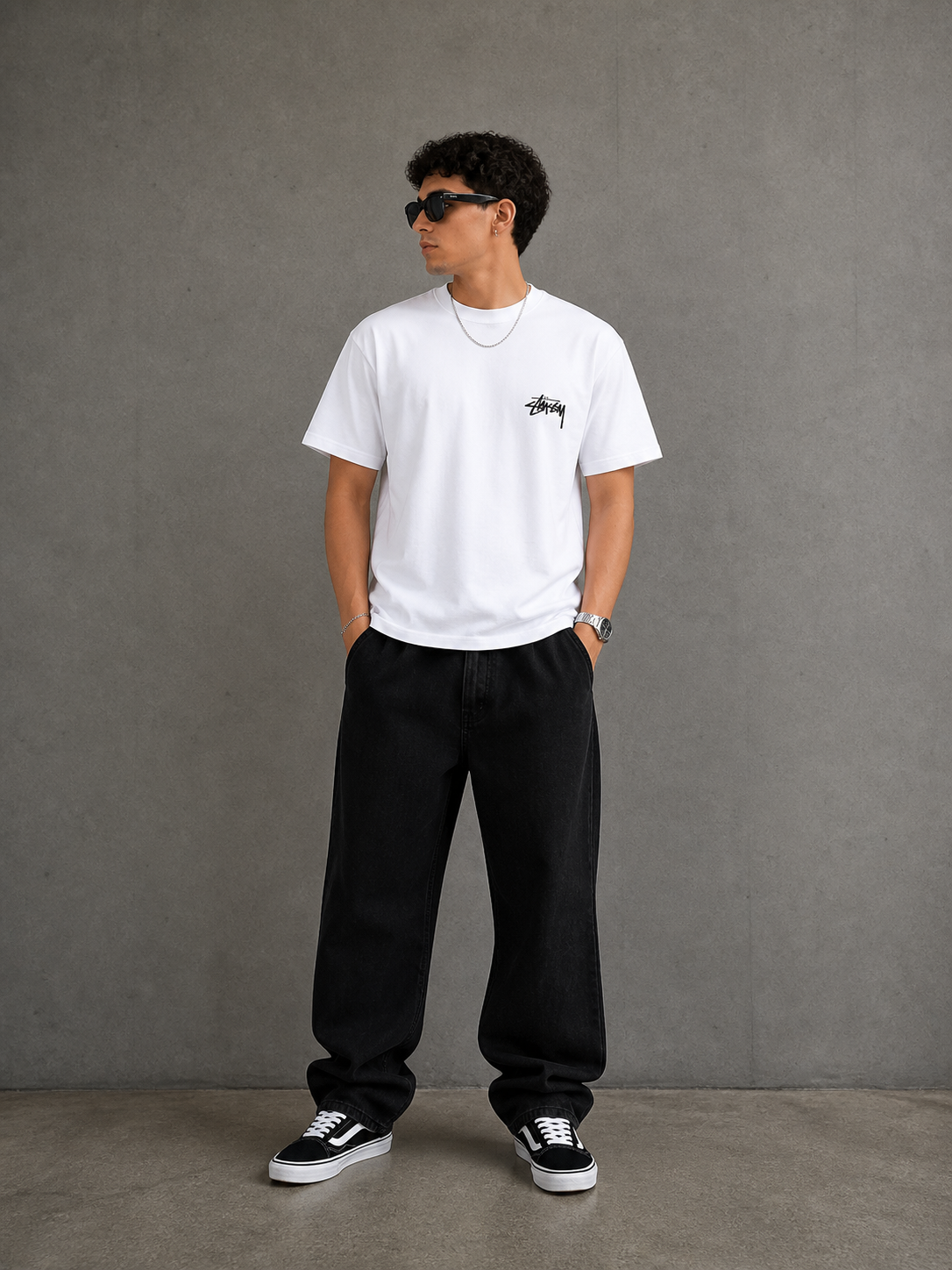 Camiseta Stussy con diseño de dados