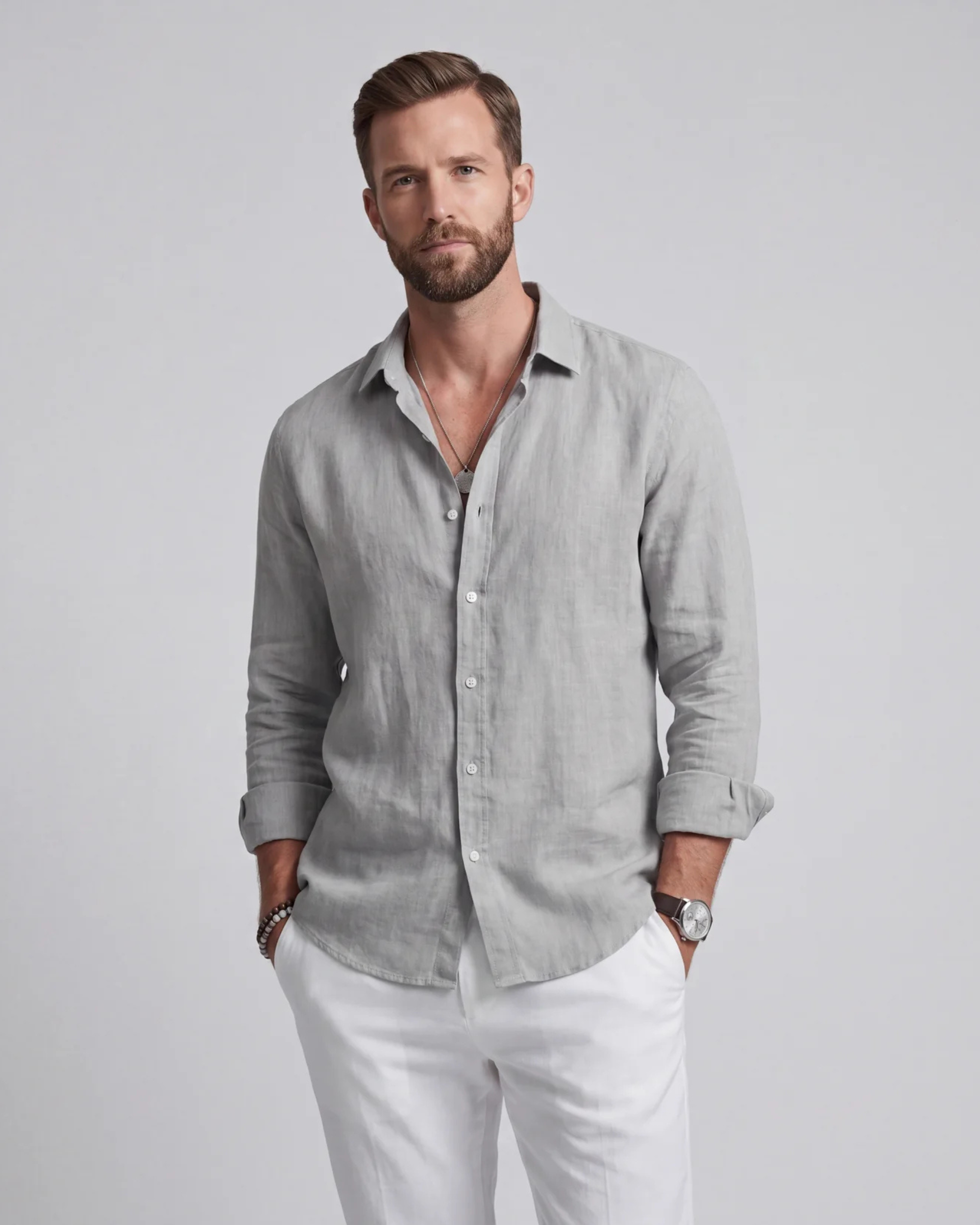 CHRISTOFER | CAMISA VERANIEGA DE CORTE HOLGADO