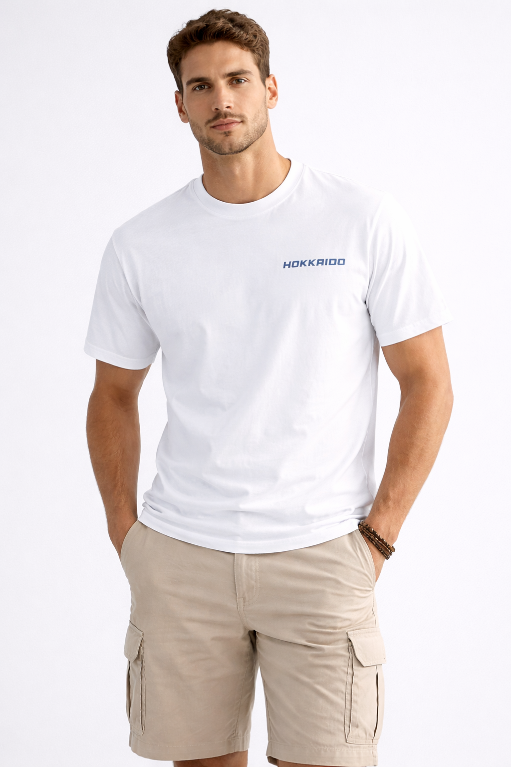 Camiseta con estampado de olas de Hokkaido