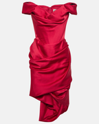 Valentina-Vestido  Nova Cora de crepé satén