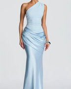 Vestido largo Sadona - Azul glaciar