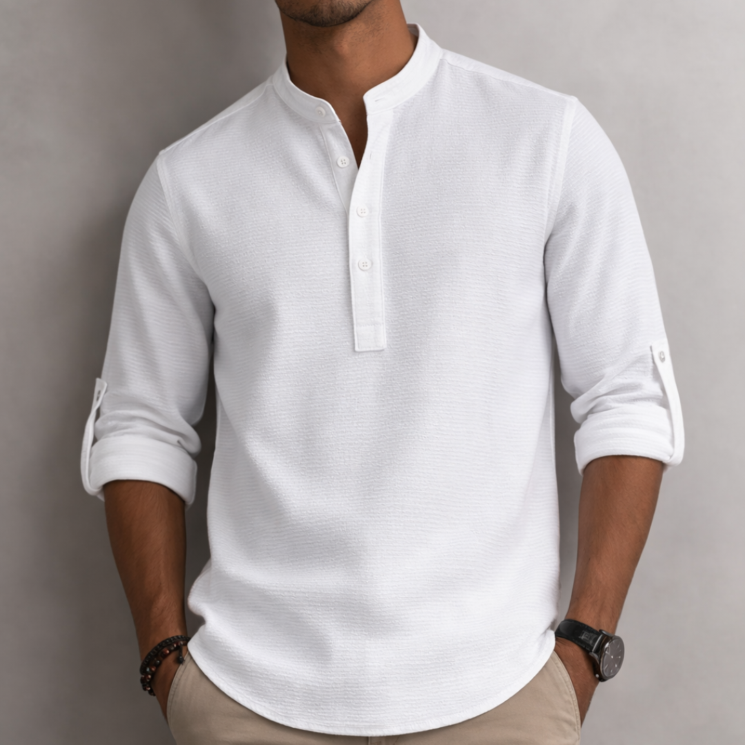 JUAN-Camisa Henley Hudson