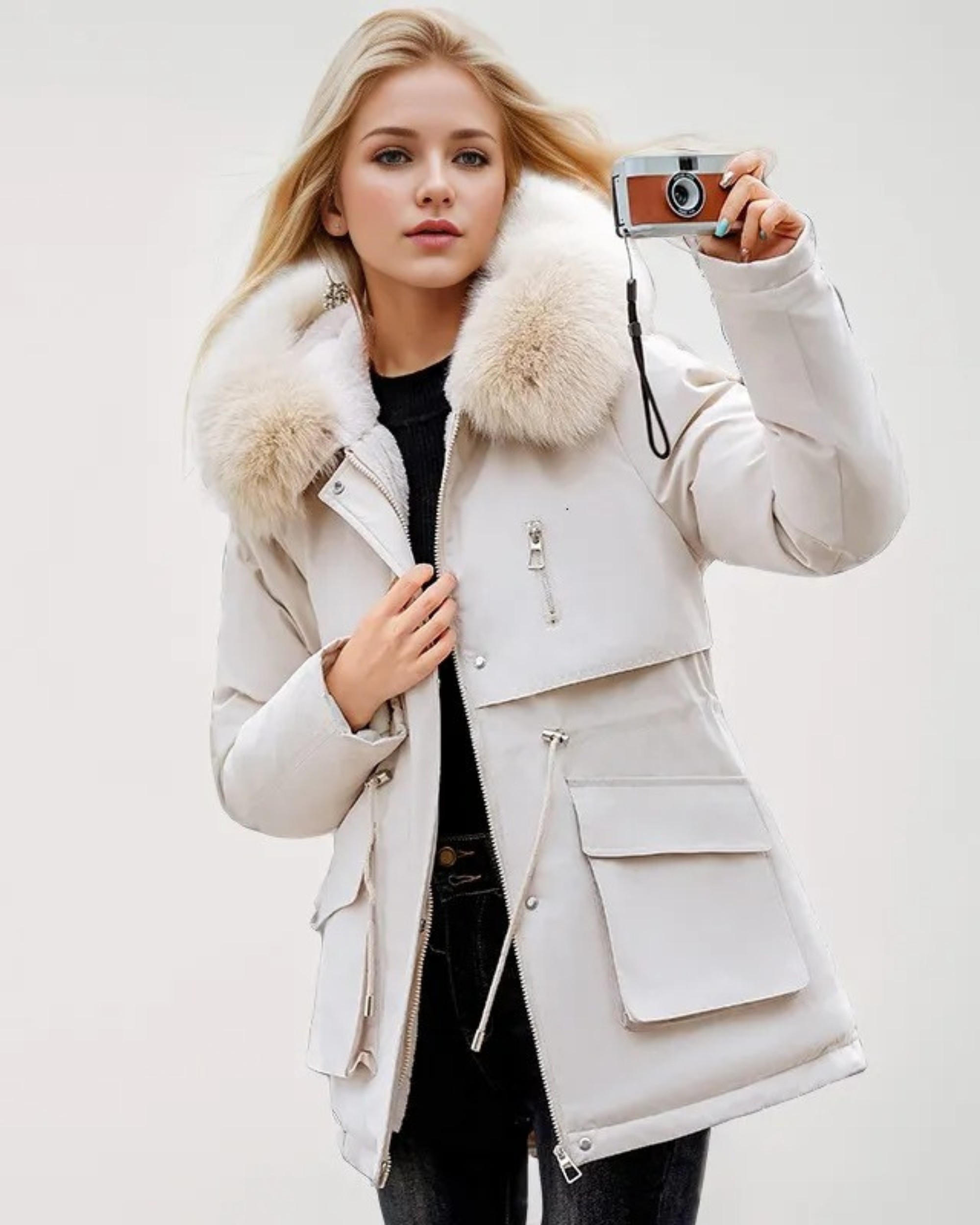 Fati- chaqueta de la hinchadora supera a las mujeres, estilo coreano de moda.
