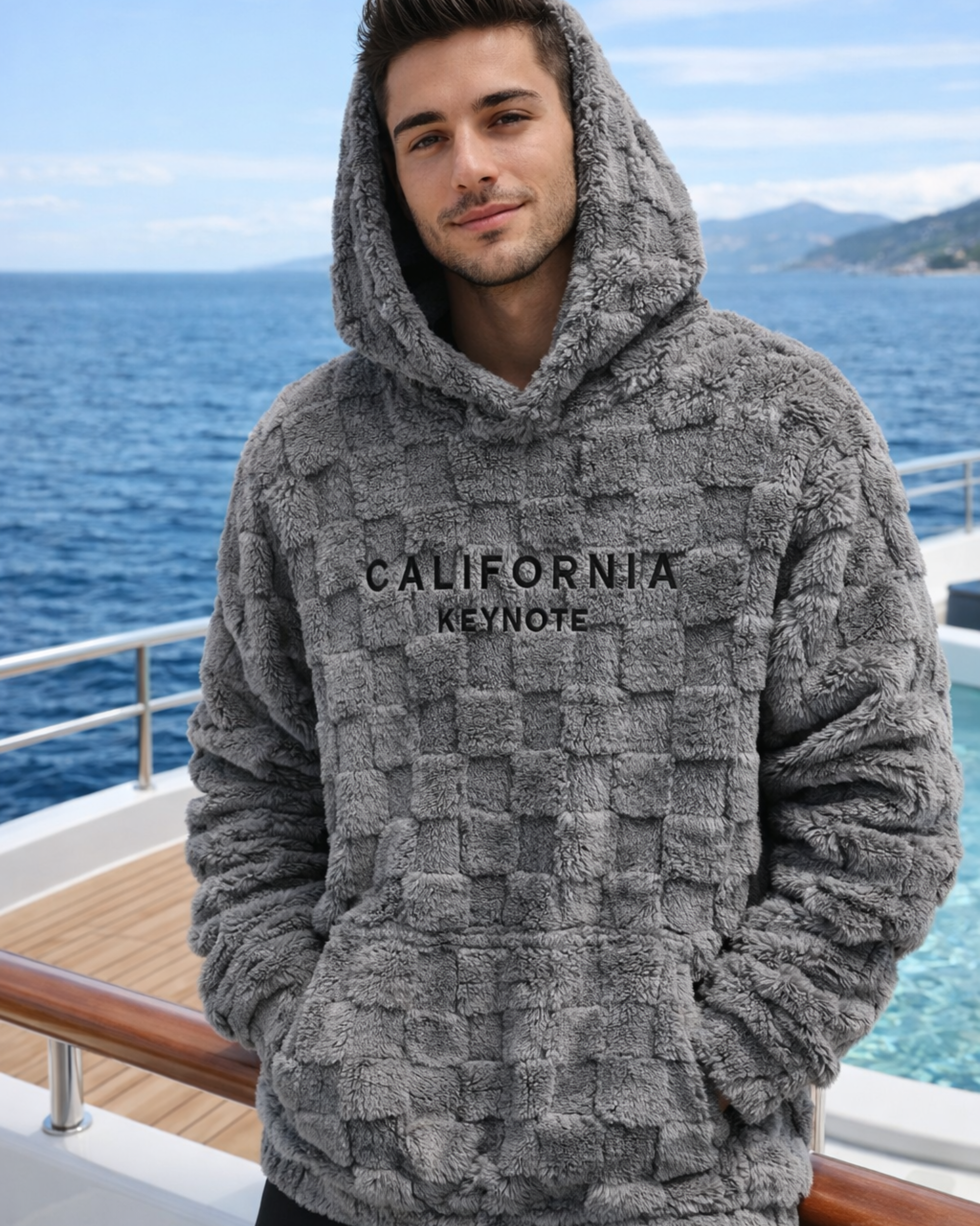 Carlos-Sudadera california keynote