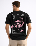 Camiseta con estampado de flores de cerezo