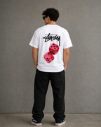 Camiseta Stussy con diseño de dados