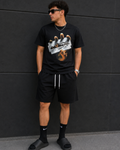 Camiseta negra con logo