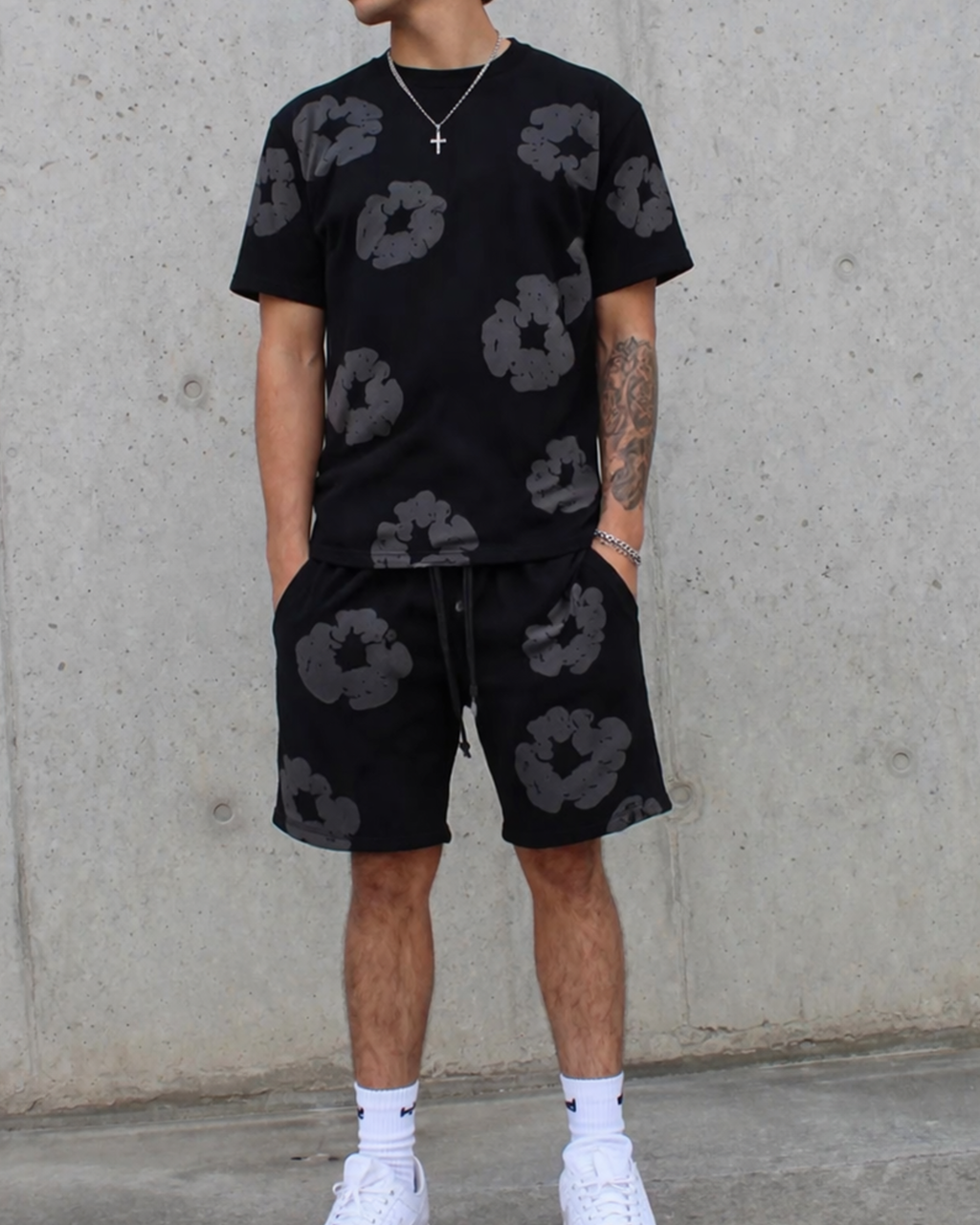 Camiseta estampado corona Oversize