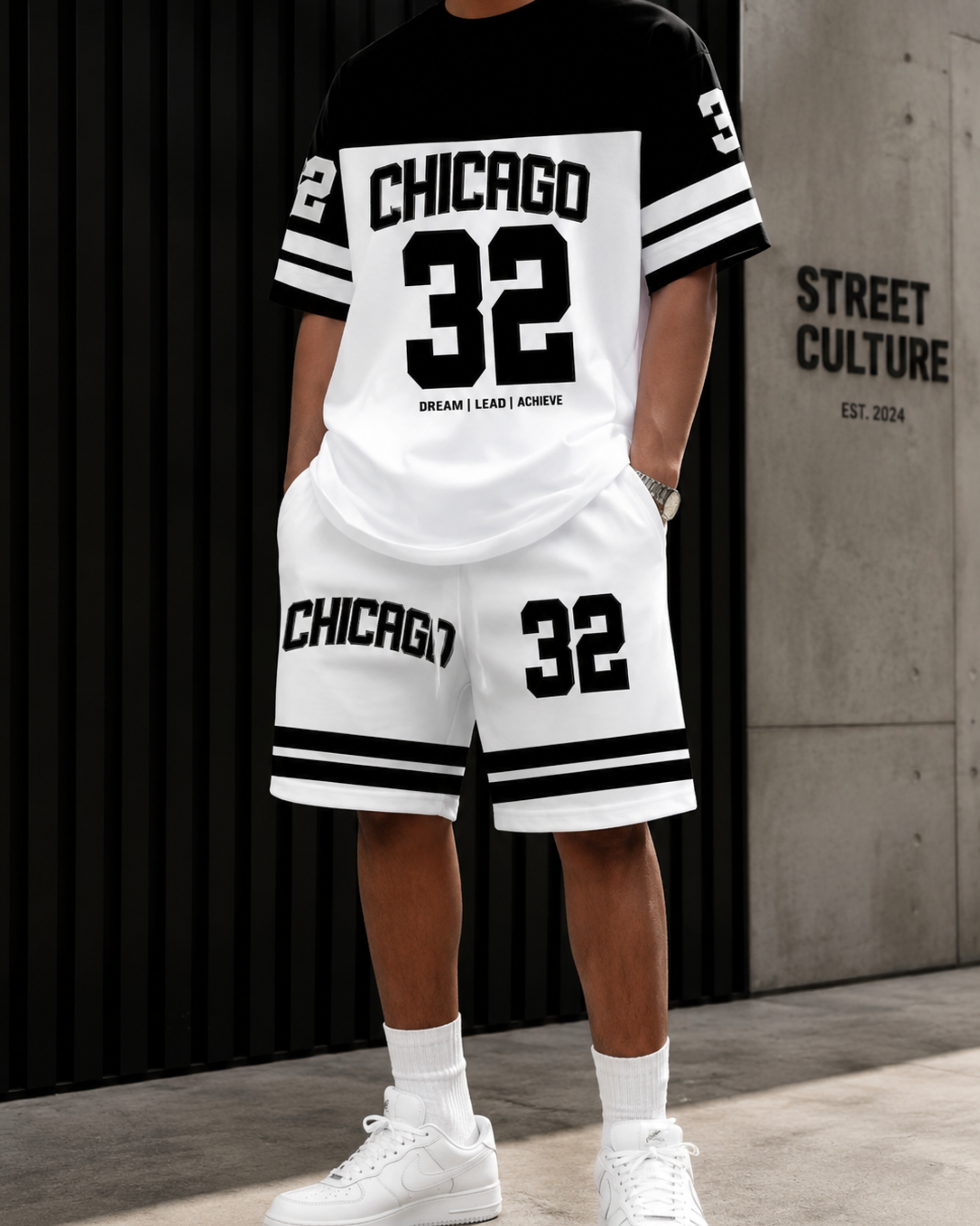 Conjunto Paul | Deportivo Oversize Chicago 32  – Moda Urbana Premium para Hombre