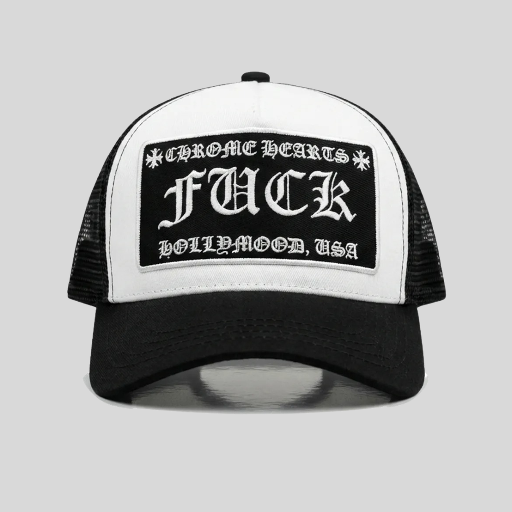 Gorra Trucker Black & White – Diseño Bordado