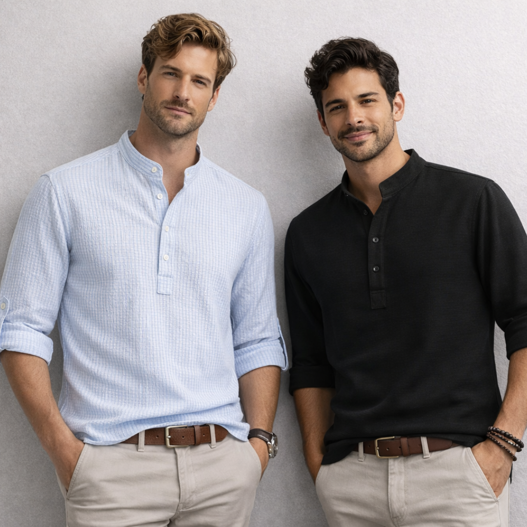 JUAN-Camisa Henley Hudson