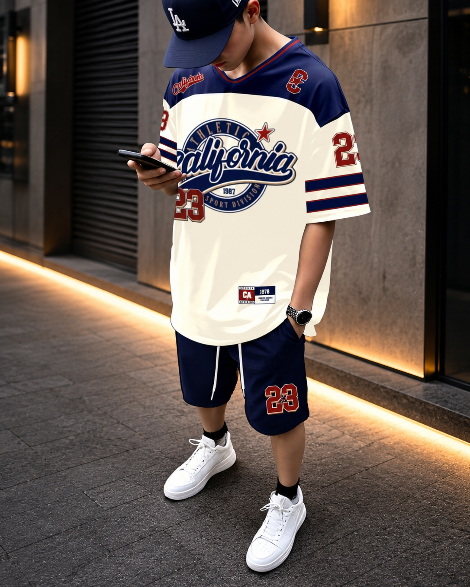 Conjunto Hip-Hop California 23 Premium Streetwear – Estilo Urbano Oversize