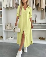 Vestido camisero extragrande