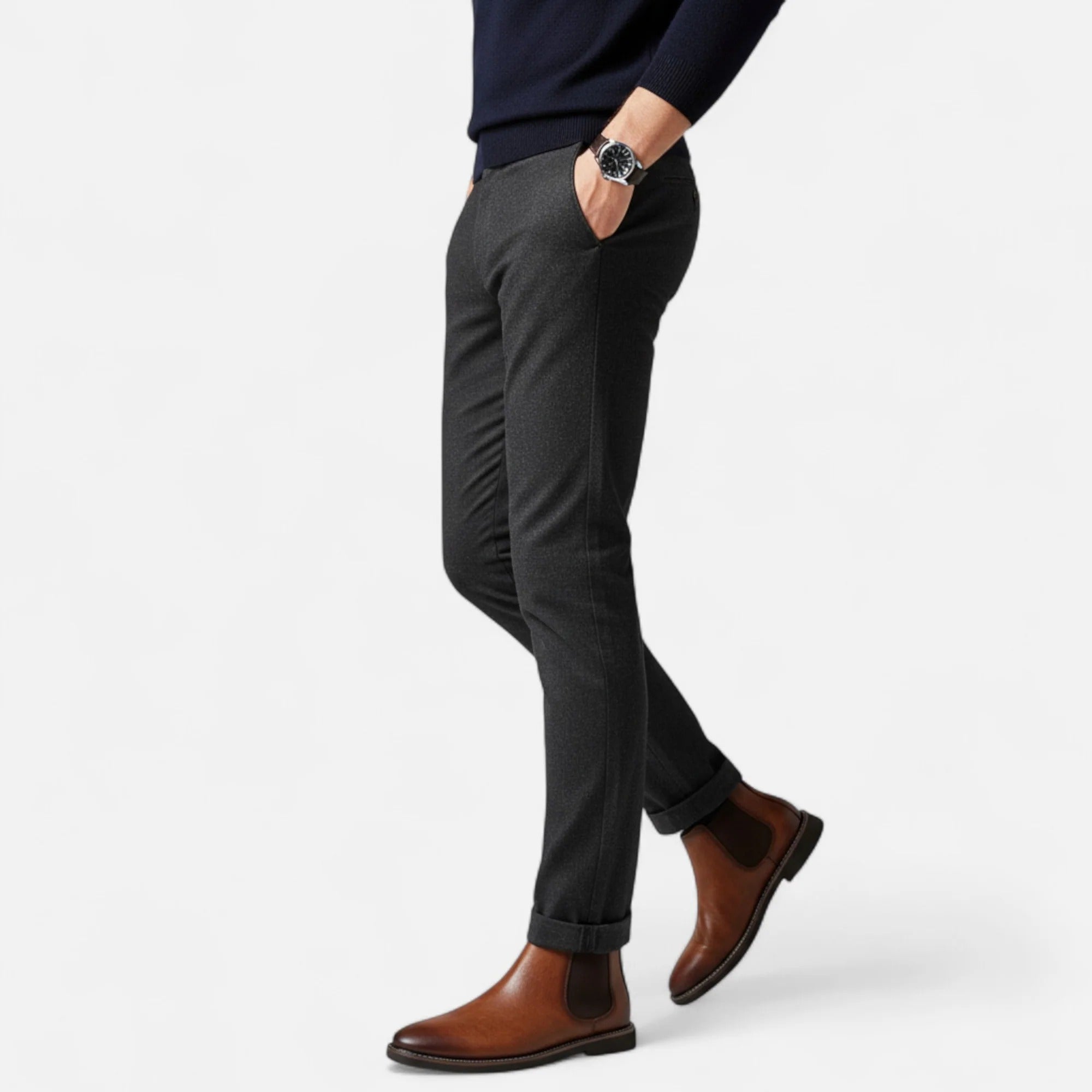 Botines Chelsea Hombre Elegancia Clásica Premium