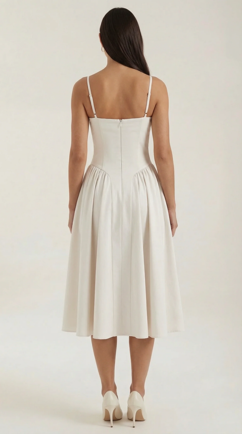 Vestido midi corsé Odette
