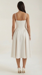 Vestido midi corsé Odette