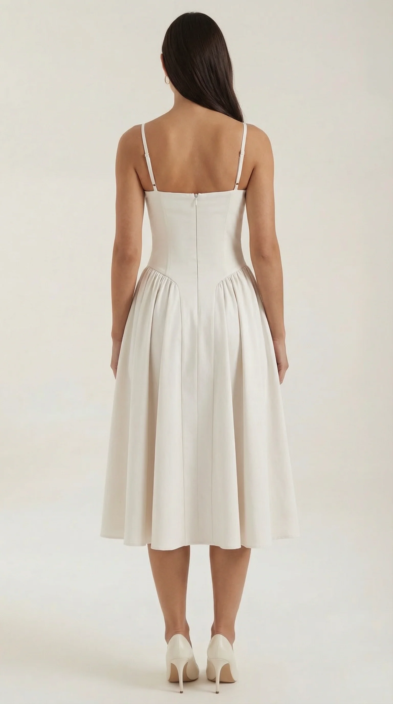 Vestido midi corsé Odette