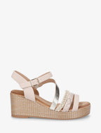 Sandalias originales con múltiples tiras - Caqui