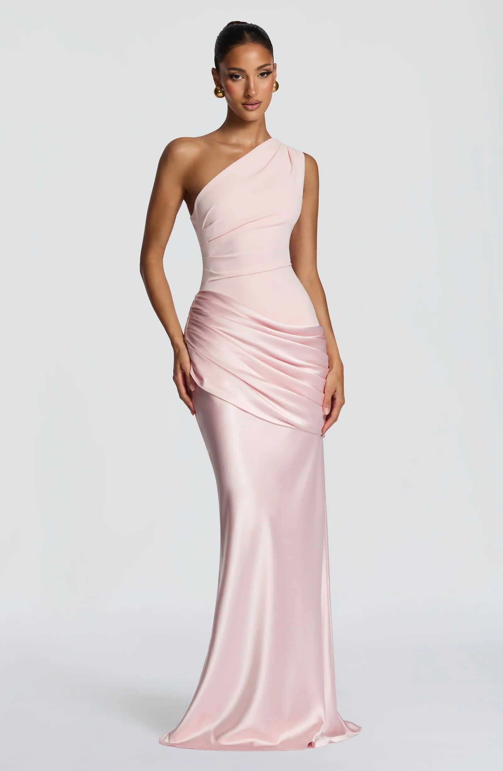 Vestido largo Sadona - Rosa pálaido