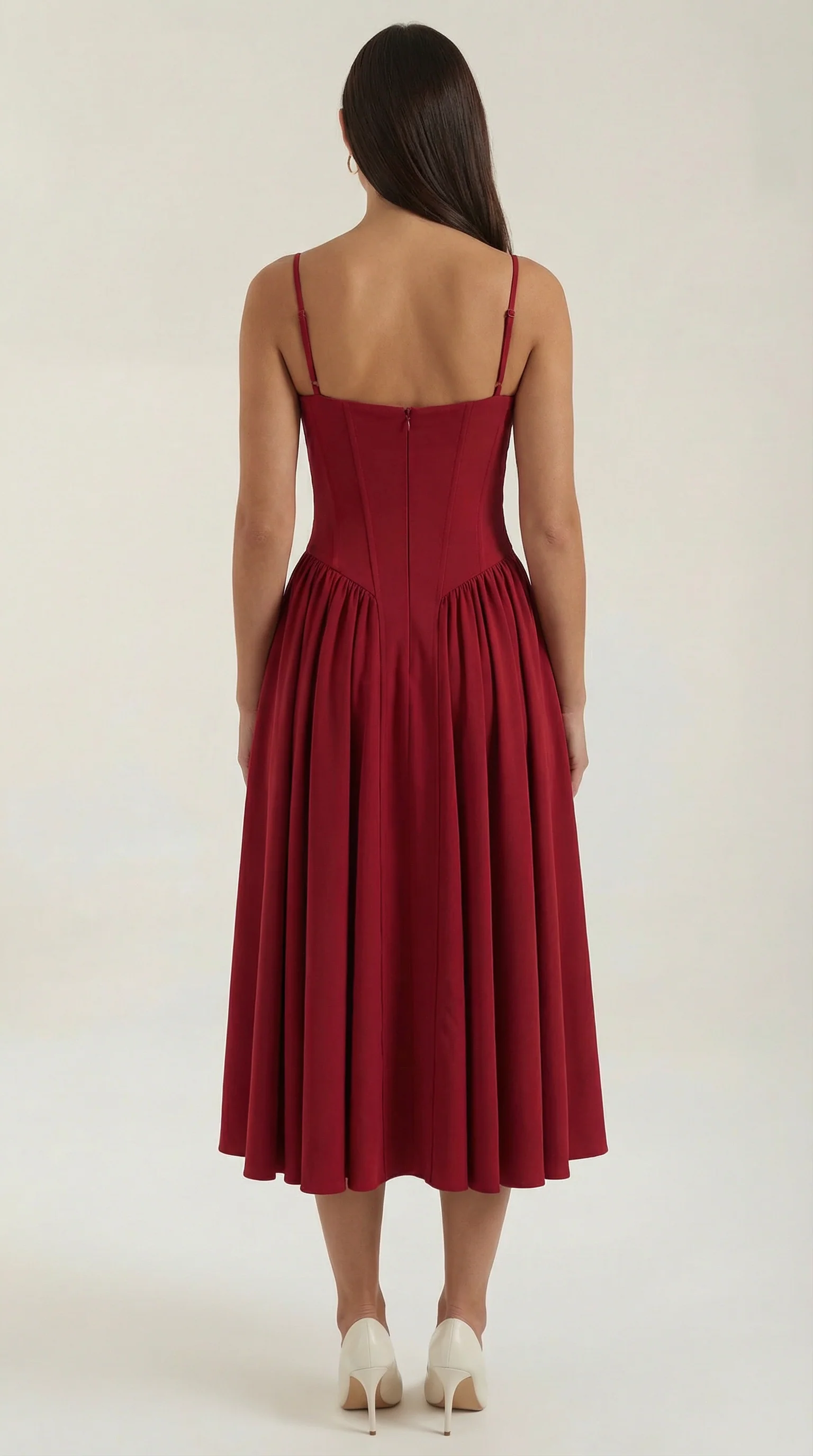 Vestido midi corsé Odette
