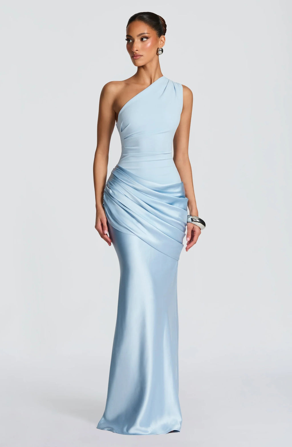 Vestido largo Sadona - Azul glaciar
