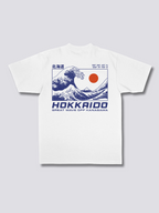Camiseta con estampado de olas de Hokkaido