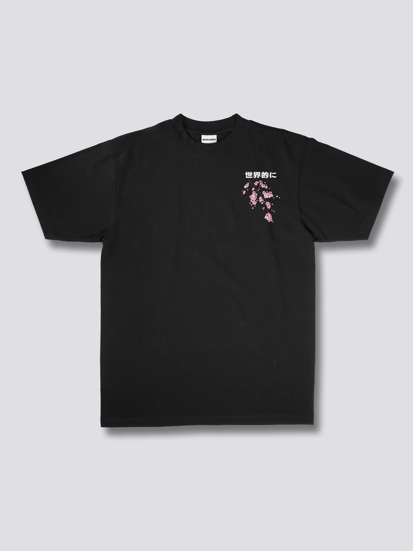 Camiseta con estampado de flores de cerezo