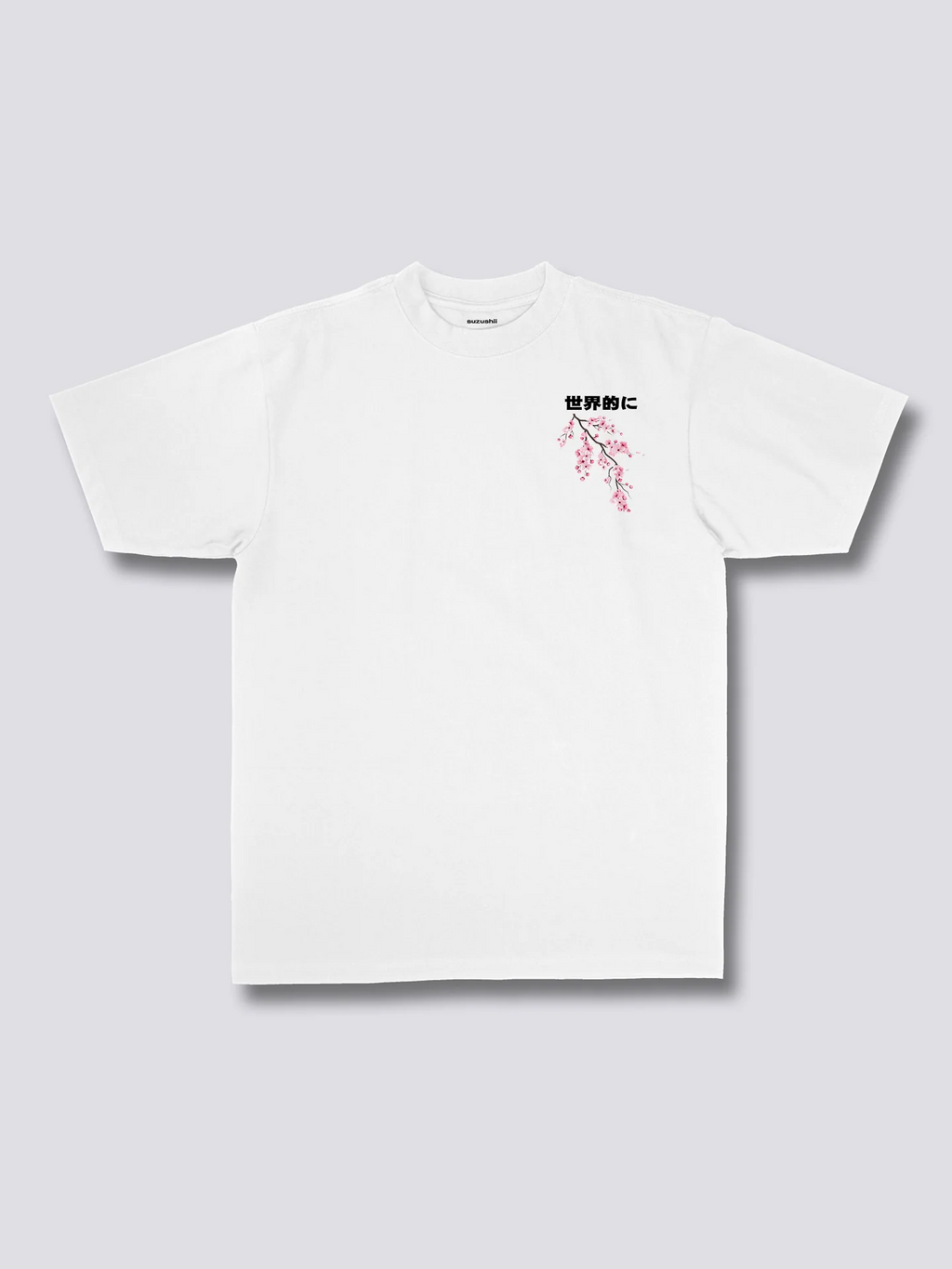 Camiseta con estampado de flores de cerezo
