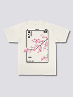 Camiseta con estampado de flores de cerezo