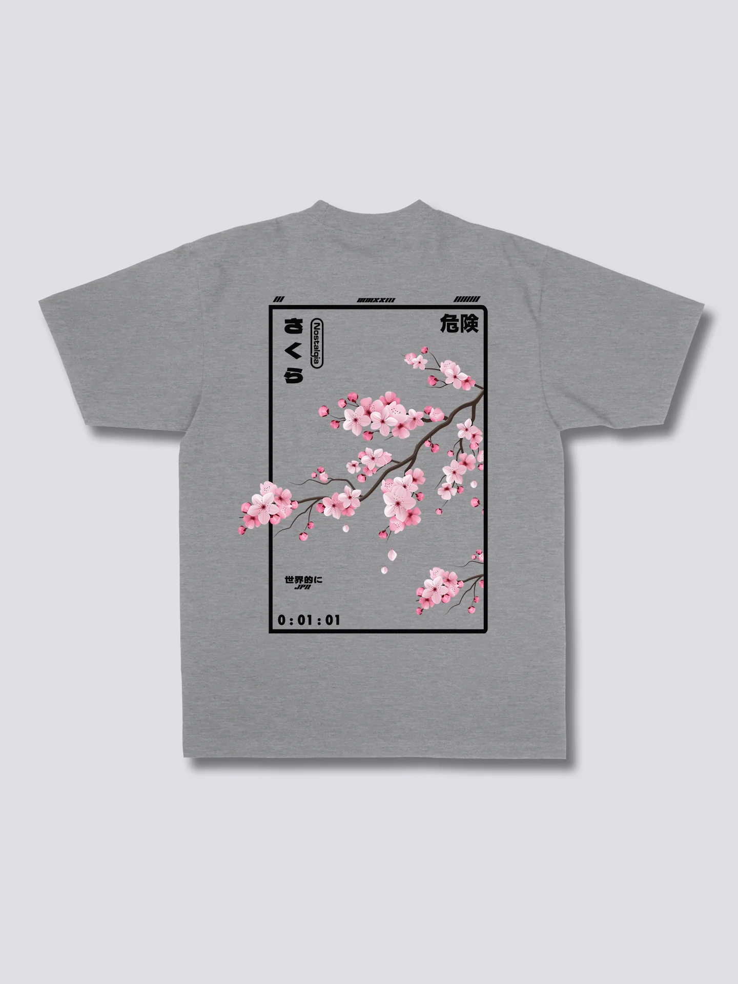 Camiseta con estampado de flores de cerezo
