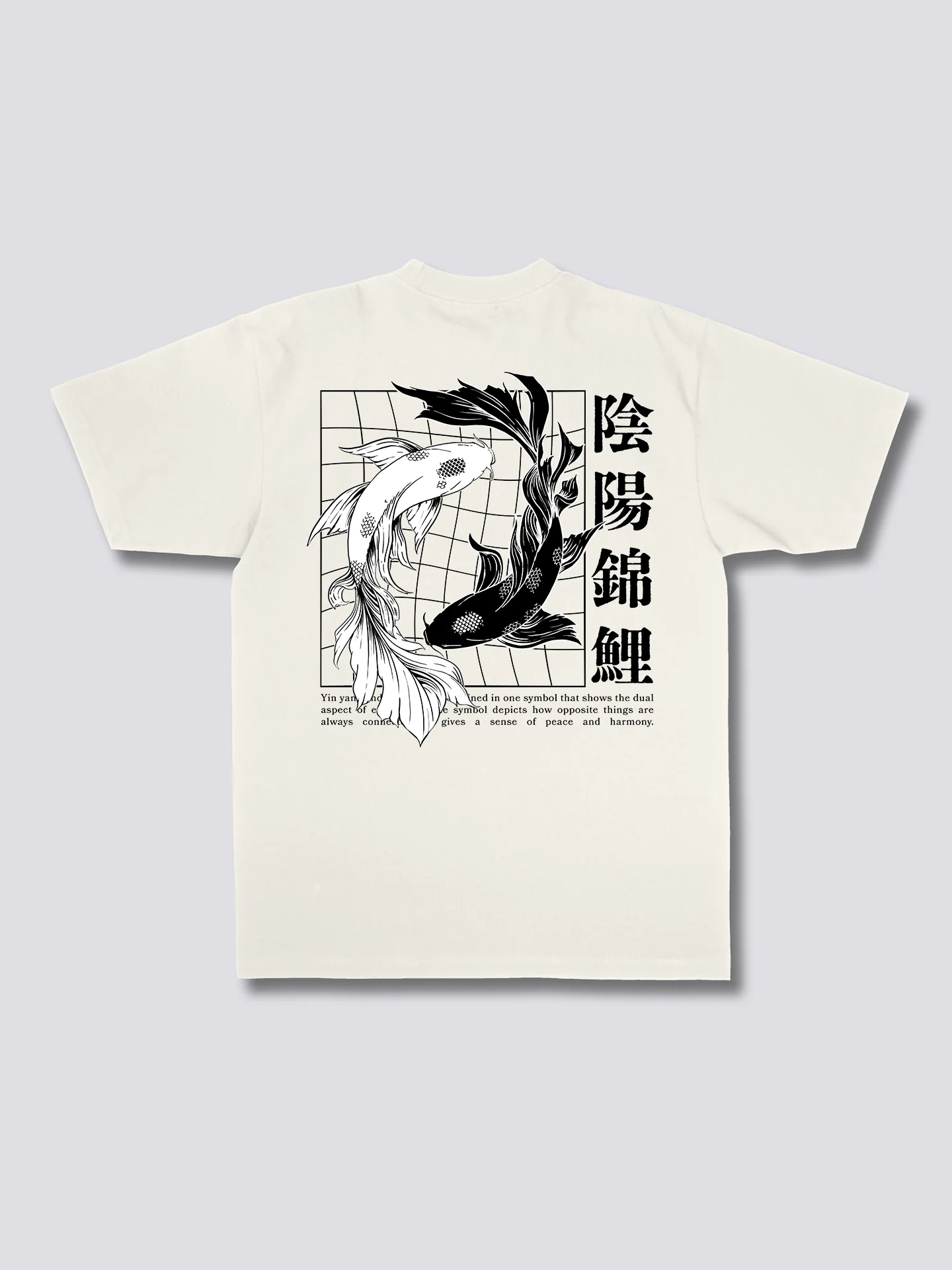 Camiseta Ying Yang Koi
