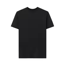 Camiseta de algodón para hombre, unisex, manga corta, blanca, negra.