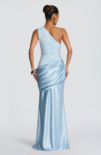 Vestido largo Sadona - Azul glaciar
