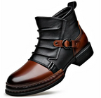 Botines de piel auténtica para hombre