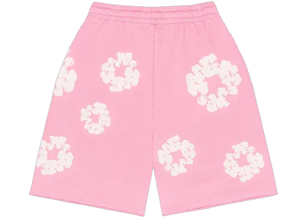 Pantalones cortos con estampado de corona de algodón