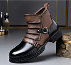 Botines de piel auténtica para hombre